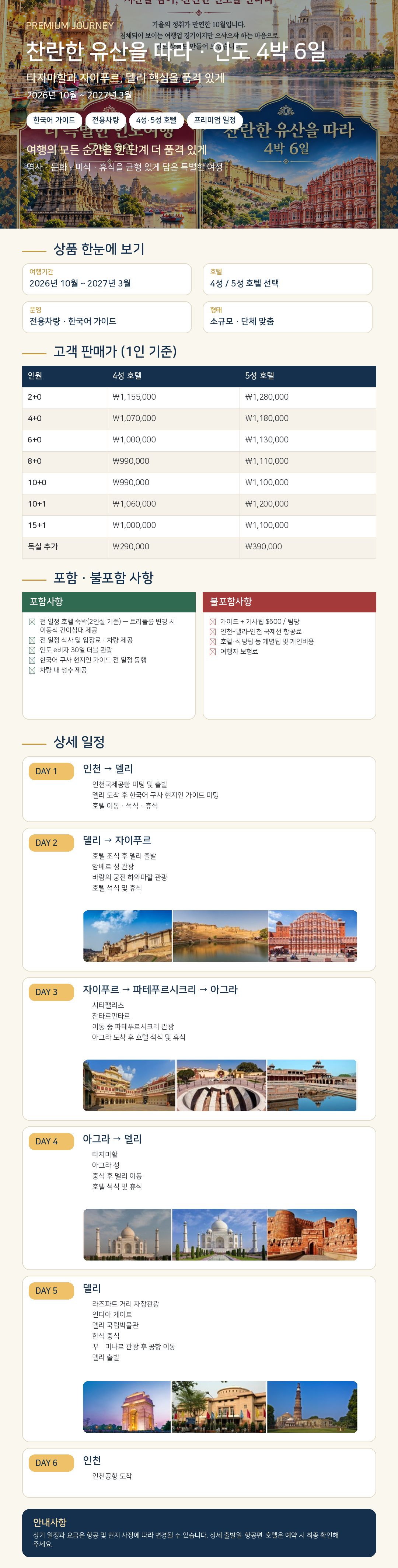 26.10.08 인도 7박9일-4박6일-2